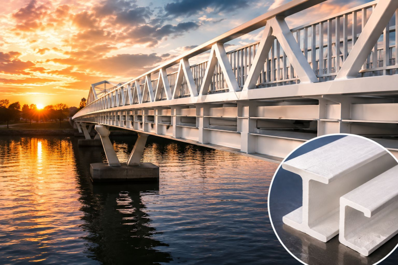 Compuestos de FRP: una solución más inteligente para la construcción de puentes modernos
