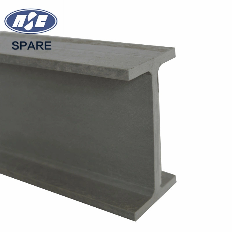 Viga en I gris oscuro de FRP