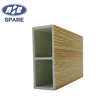 Tubo rectangular de doble cámara FRP